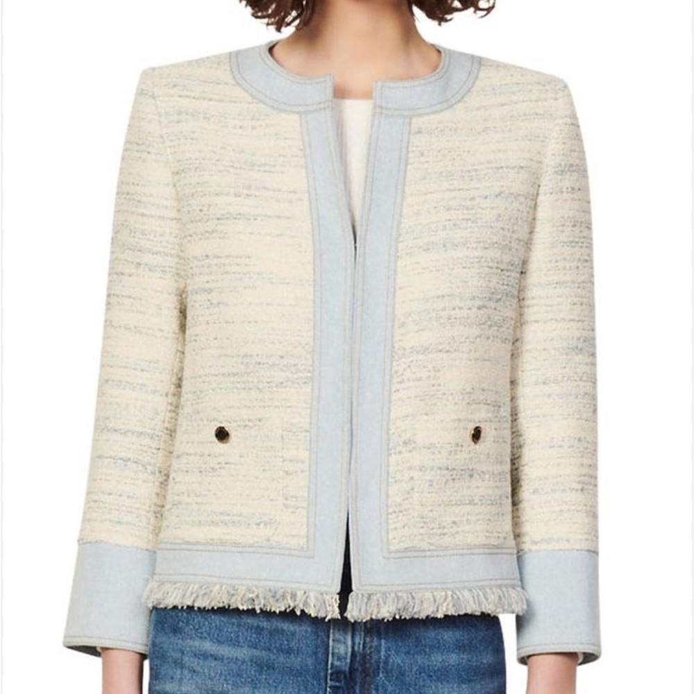 Sandro Babeth Tweed Jacket